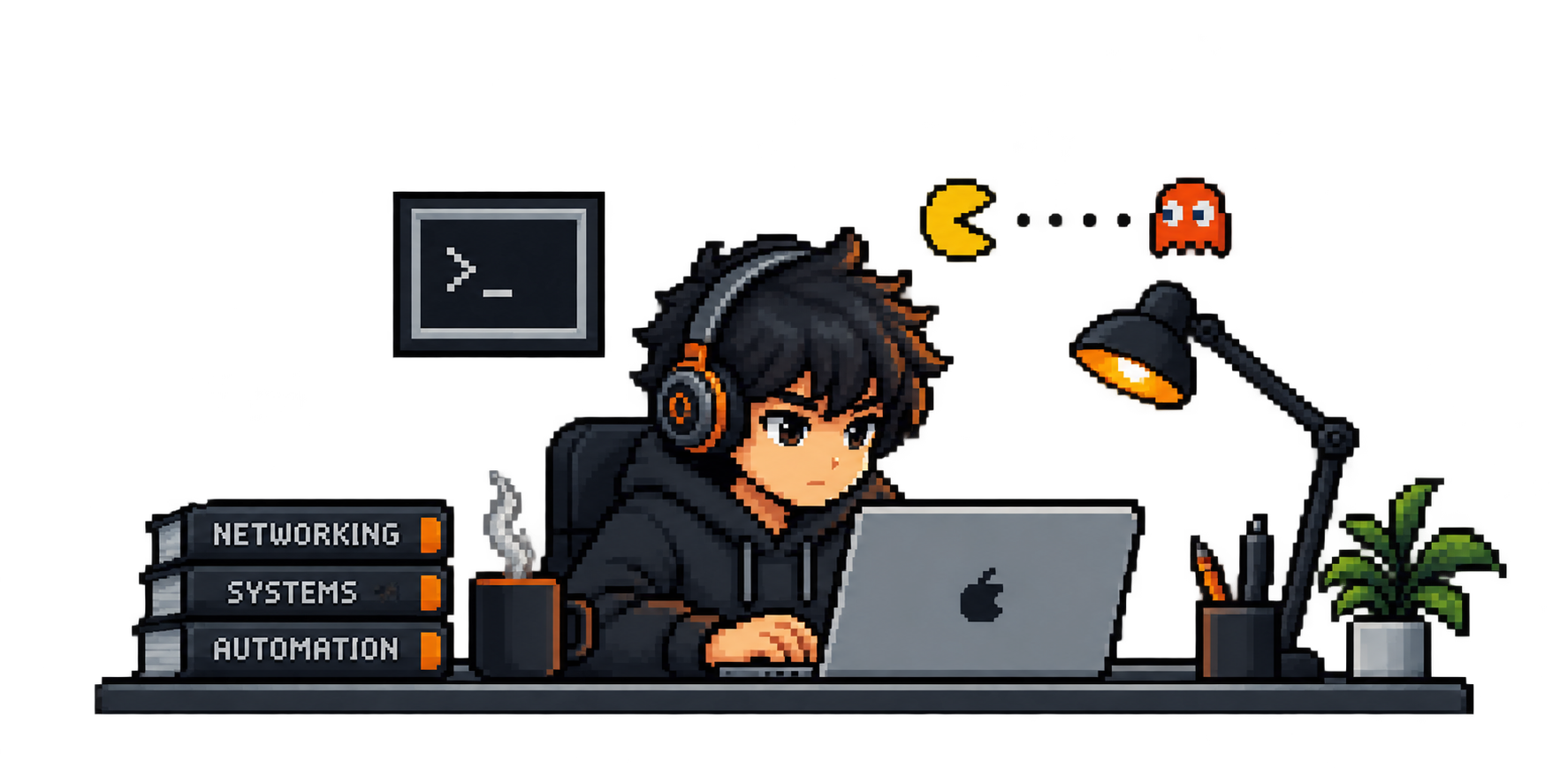 Juan working on a technical project